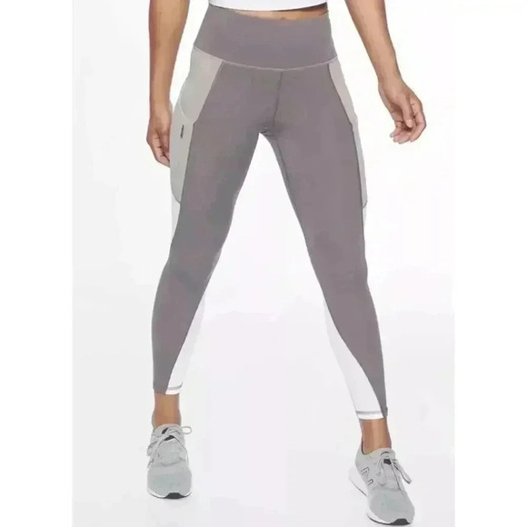 Athleta Colorblock Up For Anything Mesh 7/8 Leggings XS Sculptek - Picture 1 of 10